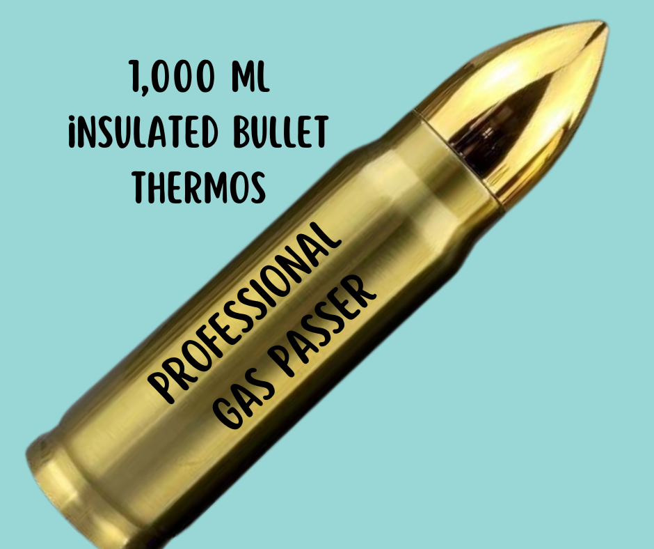 C- 1000ml Insulated Bullet Thermos Personalized for the man in